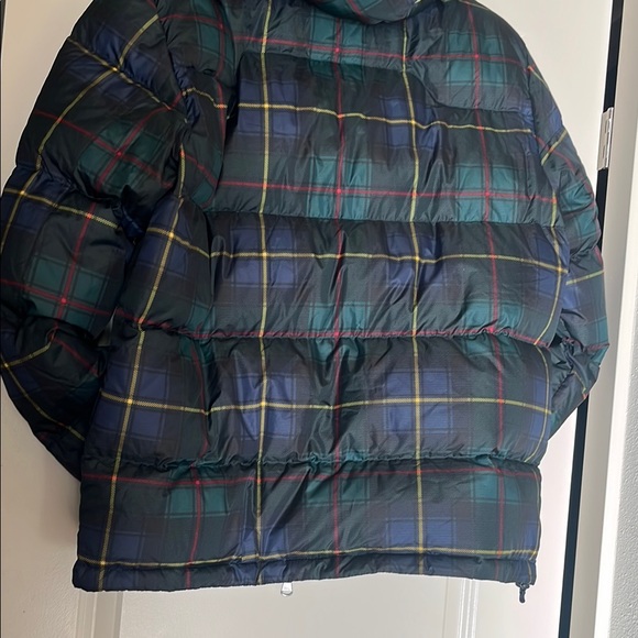 Polo by Ralph Lauren Men's Plaid Puffer Jacket - Navy - Picture 4 of 8